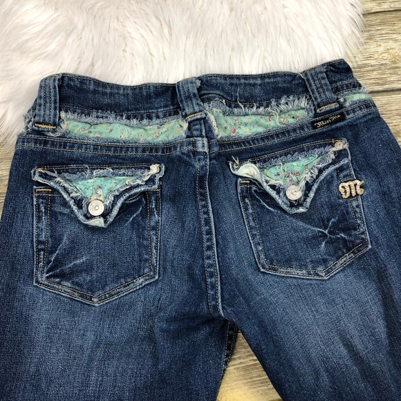 miss me floral embroidered jeans